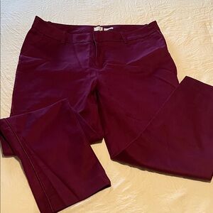 a new day Burgundy Straight-Leg Dress Pants